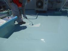 (1) 屋上防水塗装2層目1