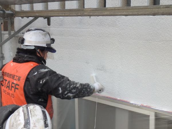(12)南面外壁塗装作業2